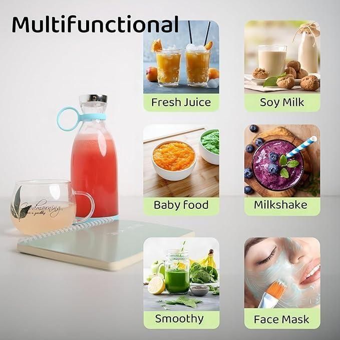 Travel Portable Mini Juicer Blender Bottle