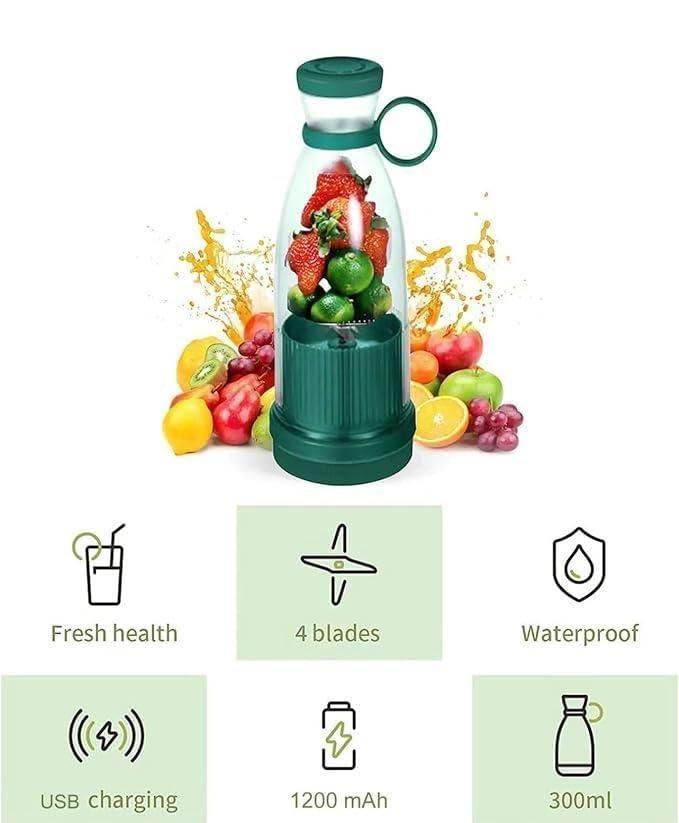 Travel Portable Mini Juicer Blender Bottle